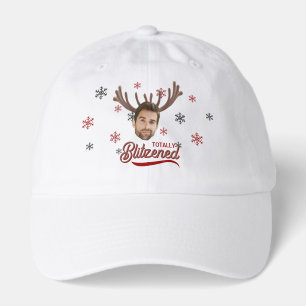 Funny Photo Face Blitzened Christmas Custom Gift Hat