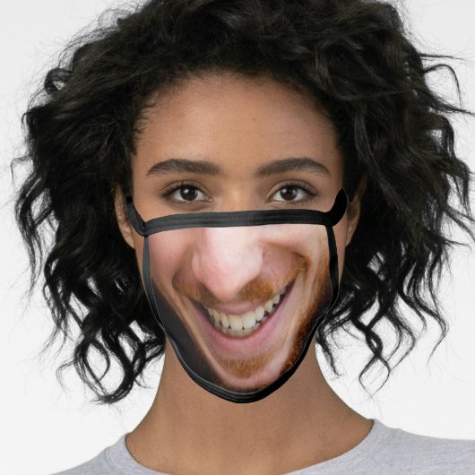 Funny Photo Face - Upload Custom Photo Or Leave Mask (Worn Her)