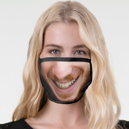 Funny Photo Face - Upload Custom Photo Or Leave Mask (Worn Her)