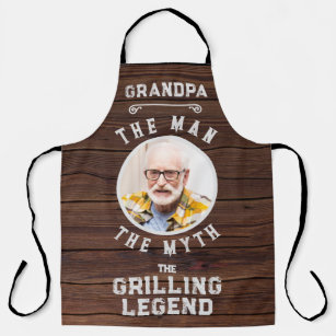 Grill Master The Mom Myth Legend Apron by BeeGeeTees