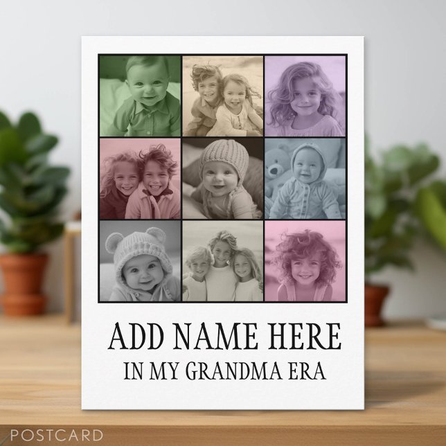 Funny Photo - In My Grandma Era Postcard (Funny Photo Postcard)