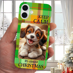 Funny Photo Keep Calm Christmas Phone Case