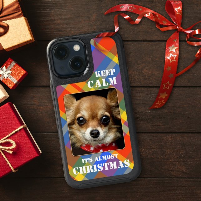 Funny Photo Keep Calm Christmas Phone Case (Creator Uploaded)