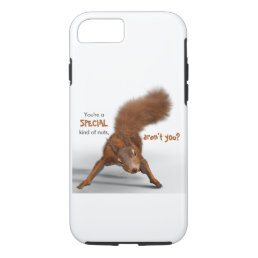 Funny Photo of Red Squirrel | Special Kind of Nuts iPhone 8/7 Case