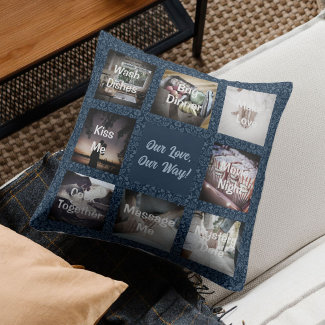 Funny Photo Personalized Gifts for Husband Blue
