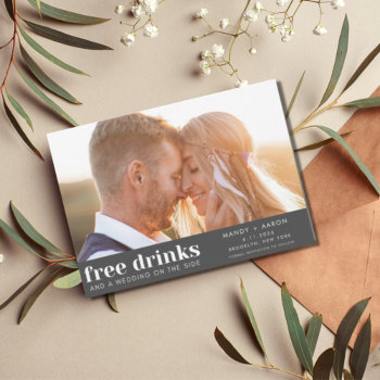 Funny Photo Wedding Save The Date by stylelily at Zazzle