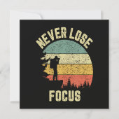 Funny Photographer Camera Never Lose Focus (Front)