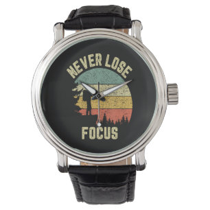 Funny Photographer Camera Never Lose Focus Watch