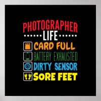 Funny Photographer Life Checklist
