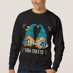 Funny Photography Camera Gnomes For Photographers  Sweatshirt