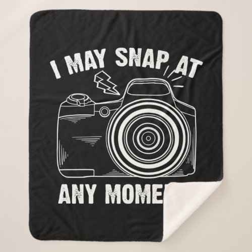Funny Photography Gift For Men Women Cool Photogra Sherpa Blanket