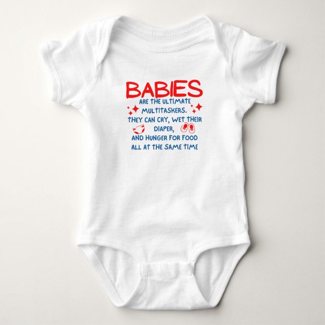 funny phrases Gift Baby Bodysuit  (Front)