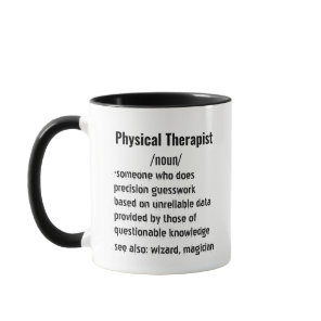 Funny Physical Therapist Definition gifts  Mug