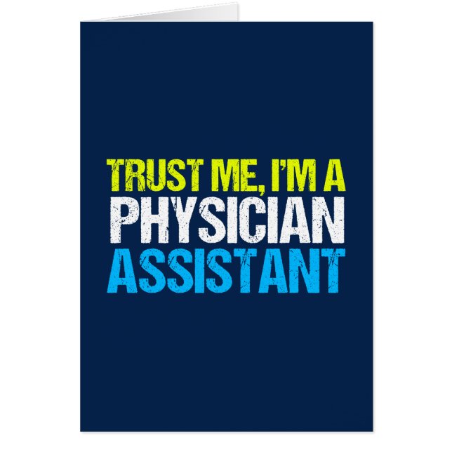 Funny Physician Assistant Cards (Front)