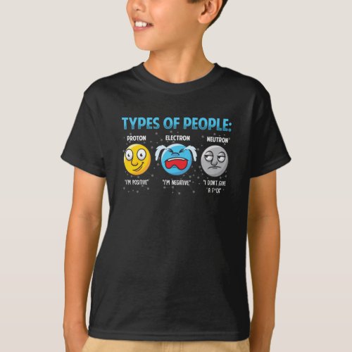 Funny Physicist Science Proton Electron Neutron T_Shirt