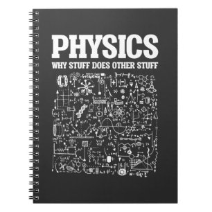 Funny Physicists Teacher Student Physics Science Notebook