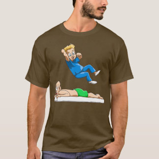 Funny physiotherapist wrestling physio at its best T-Shirt