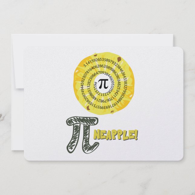 Funny PI Day 2023 Math Day Anniversary March 14  Holiday Card (Front)