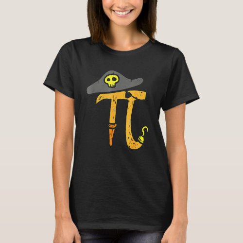 Funny Pi Day Math Geek Boys Rate  Pirate T_Shirt