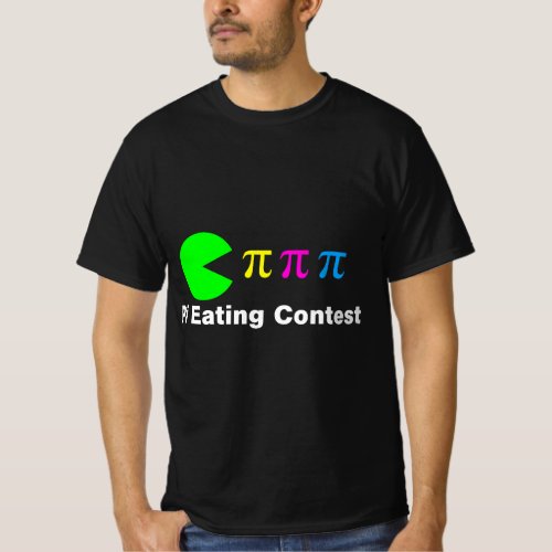 Funny Pi Day Math Science Pi Eating Contest Mix T_Shirt