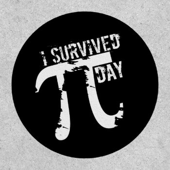 Funny Pi Day Patch by BiskerVille at Zazzle