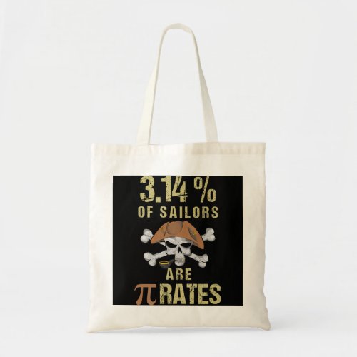 Funny Pi Day  Pirate Costume Math for Pi Day 314  Tote Bag