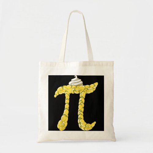 Funny Pi Day Shirt Math Lover Lemon Meringue Pie G Tote Bag