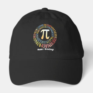 Funny Pi Day Spiral Numbers Cool Mathematical Hat