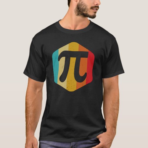 Funny Pi Day Vintage Retro Nerd Geek Math Pie 314 T_Shirt