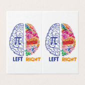 Funny Pi Left Brained Right Brained (Outside Unfolded)