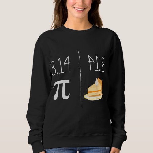 Funny PI Mirror image of 314 is PIE Thanksgiving  Sweatshirt