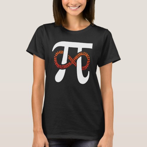 Funny Pi Number 3 141 Infinity Pi Day Funny Geek T_Shirt