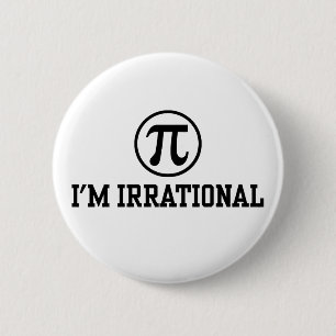 Funny Pi Pinback Button