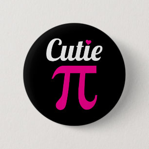 Funny Pi Symbol Shirt Cutie Pi National Pi Day Gif Button