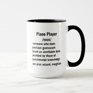 Funny Piano Player Definition gifts for men women Mug