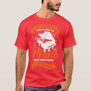 Funny Piano Player Music Pianist Gift  T-Shirt