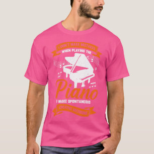 Funny Piano Player Music Pianist Gift  T-Shirt