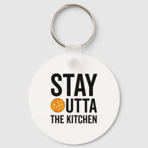 Funny pickle ball costume outta the kitchen pickle keychain