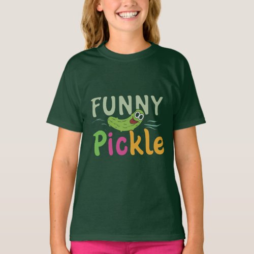 Funny Pickle girls t_shirts
