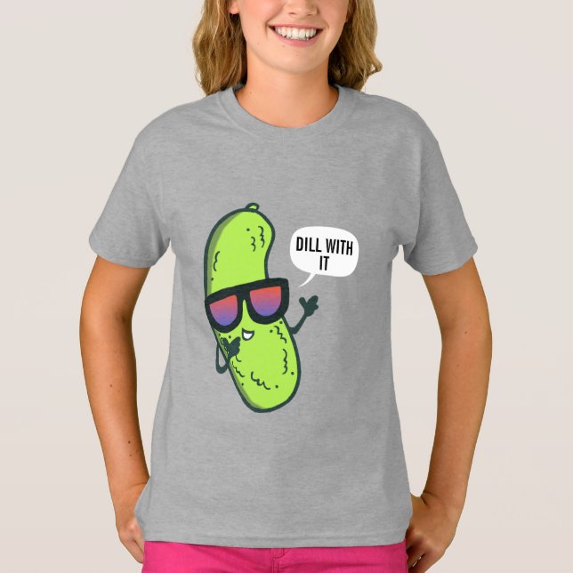 Funny Pickle Kids T-Shirt (Front)