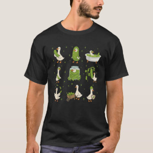 Funny Pickle Lover Silly Goose T-Shirt