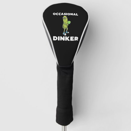 Funny Pickle Lovers Dill Pickleball Player         Golf Head Cover