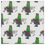 Funny Pickle Playing Bagpipes Fabric