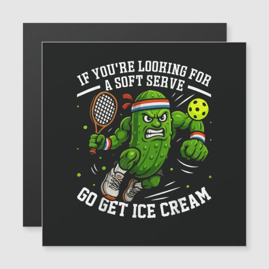 Funny Pickle Playing Pickleball (Front/Back)
