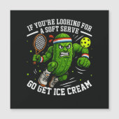 Funny Pickle Playing Pickleball (Front)