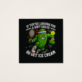 Funny Pickle Playing Pickleball (Back)