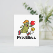 Funny Pickle Playing Pickleball (Standing Front)
