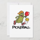 Funny Pickle Playing Pickleball  (Front)