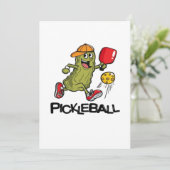 Funny Pickle Playing Pickleball (Standing Front)