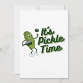 Funny Pickle Playing Pickleball (Back)